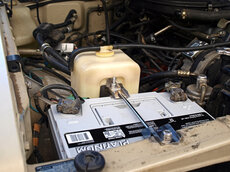 FJ 60 OVERFLOW BOTTLE RELOCATION BRACKET